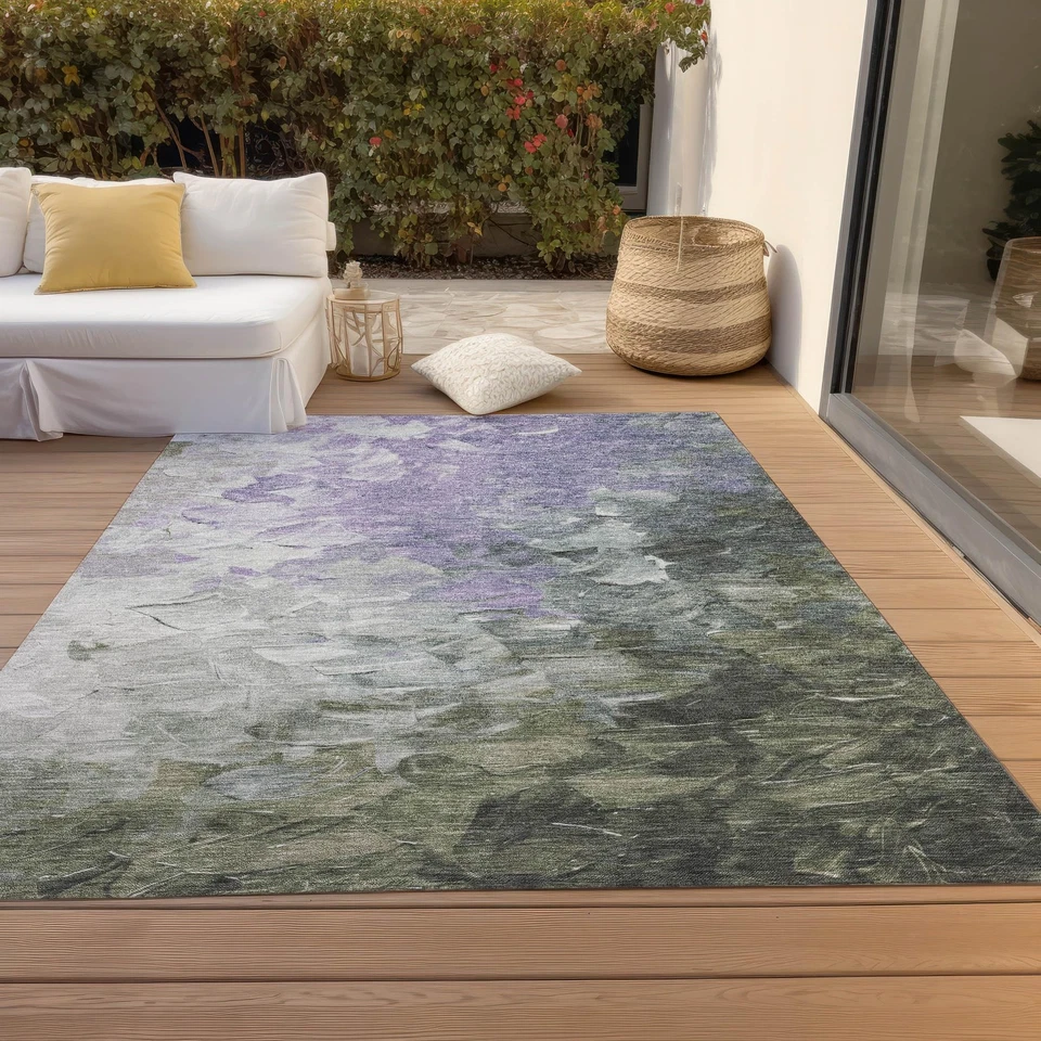 Addison Rugs Chantille ACN1674 Lavender 3'x5' Indoor/Outdoor, Machine Washable-- - Image 2 of 4