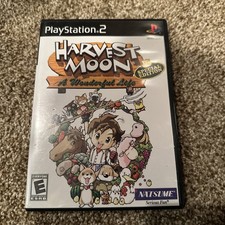 PS2 * HARVEST MOON A WONDERFUL LIFE SPECIAL EDITION * W/MANUAL * NATSUME *