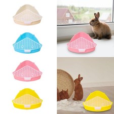 Litter Box Corner Litter Pan Pee Tray Anti Splashing Bedpan Potty for