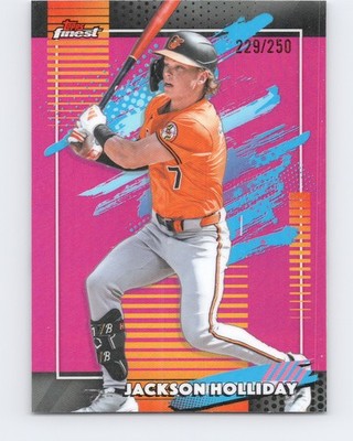 2026 Finest #104 Jackson Holliday Pink Refractors 229/250 Baltimore Orioles