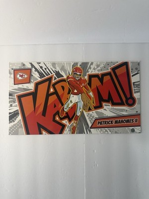 Patrick Mahomes OverSized Kaboom Absolute Panini  2025 Advent Box Calendar 