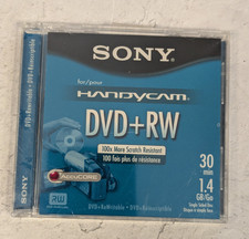 NEW Sony Handycam DVD RW 30min / 1.4GB