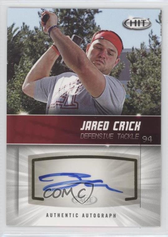 2012 SAGE Hit Jared Crick #A36 Rookie Auto RC 0o9