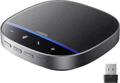 Anker PowerConf S500 Speakerphone with Zoom Rooms and Google Meet Certifications