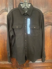 Mens Jachs-New York/Black/Over-shirt/Shacket ~ Size LG