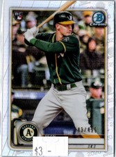 2020 Bowman Chrome Refractor Sean Murphy Rookie RC #'d /499 #87