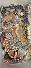 7 + Lbs Mixed Jewelry Lot Wearable Vintage New Modern Gold Silver Tone Costume