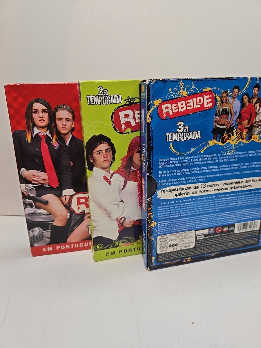 Rebelde Temporadas 1 2 3 DVD Complete Seasons 1 2 3