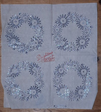 Deighton's Vintage Stick Transfers K1455/4 - Aufb&uuml;geln 10cm Durchmesser 4 Motive