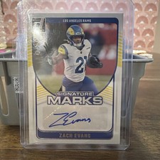 2024 Panini Donruss - Signature Marks Zach Evans #SMA-ZEV (AU)