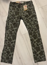 Levi's 511 Slim Fit Girls Green "Flora Print" Cargo Pants Size 16 28x28 NWT 15 