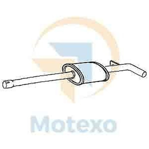 Klarius RN854W Auspuff Mittelbox FüR Megane II Scenic II 1.4 02-09-image