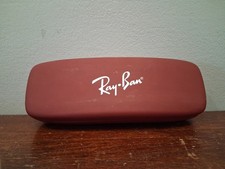 Authentic Ray Ban Junior Red Glasses Case Only Used Condition