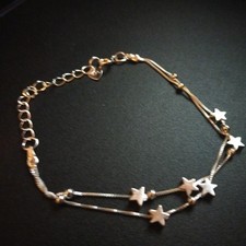 925 Sterling Silver Star Chain Bracelet Women
