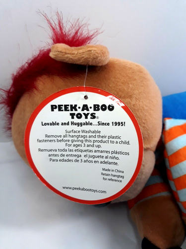 NWT chucky teddy bear plush Peek•a•Boo Stitched Eye with Knife F1 - Picture 8 of 8