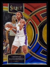 CRYSTAL DANGERFIELD 2024 WNBA Panini Select Premier Level Red Blue Prizm 384/399