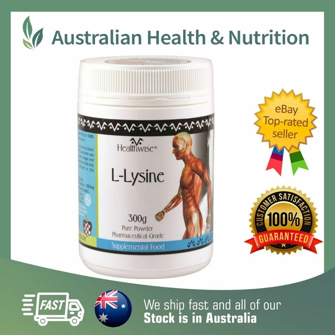LLysine HCl Powder Build Muscle Promote Wound Healing, 41 OFF