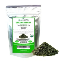 Organic Japanese style  green tea premium sencha loose leaf tea 1/2 LB bag