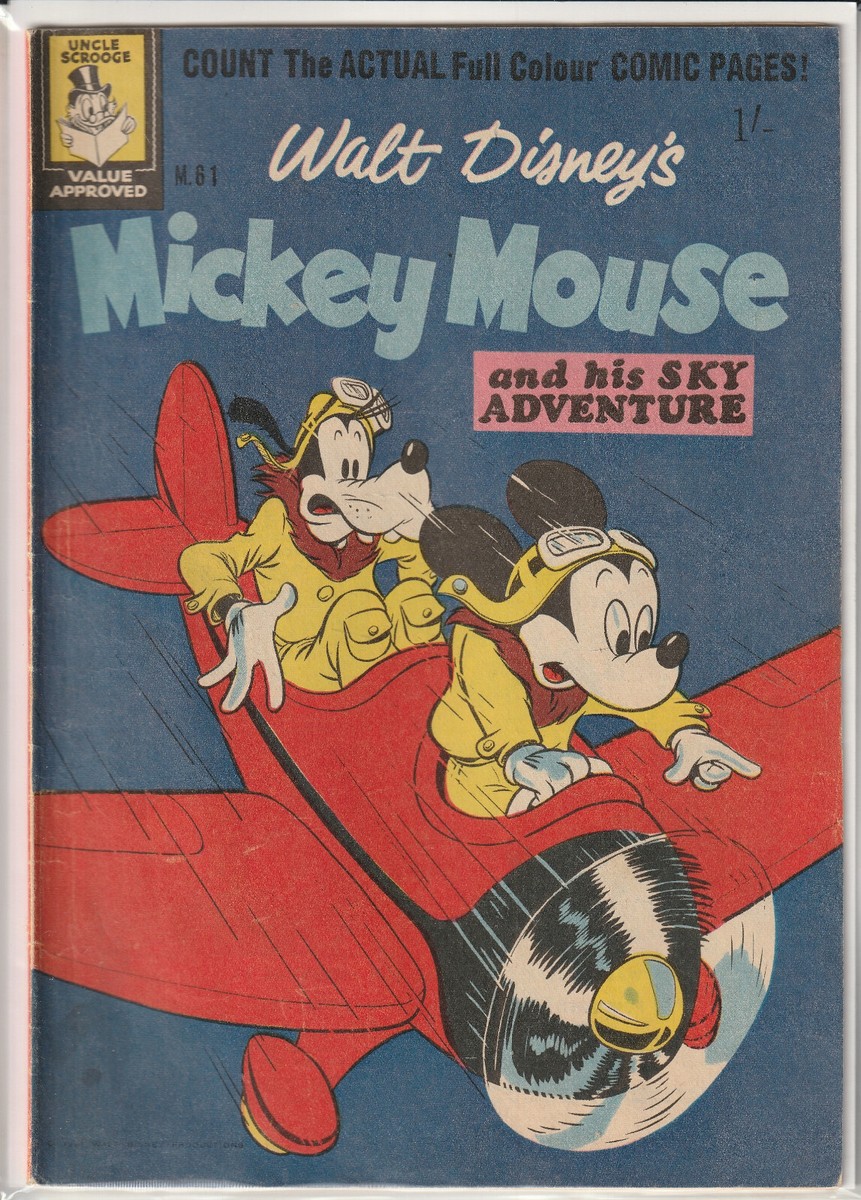 Australian Walt Disney's Comic Mickey Mouse M61 - W. G. 1961 