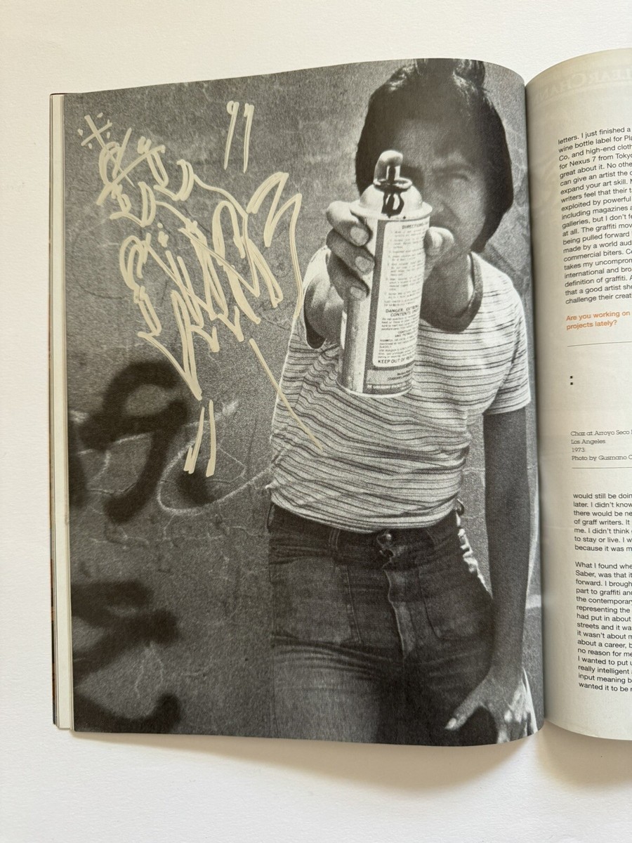 Chaz Bojorquez Signed (Calligraphy) Juxtapoz Art and Culture
