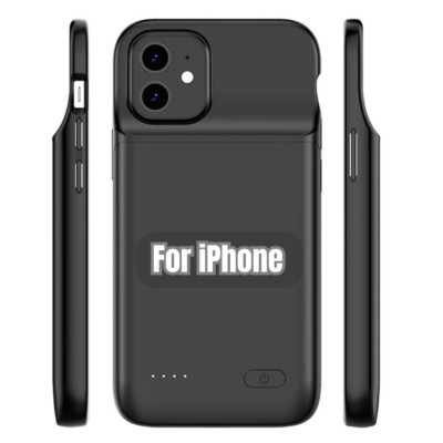 For iPhone 15 14 13 12 11 XR X 8 External Battery Charger Case Power Bank Cover