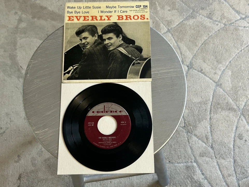 The Everly Brothers 4-Song EP Cadence CEP-104 45/Picture Cover - Image 4 of 4
