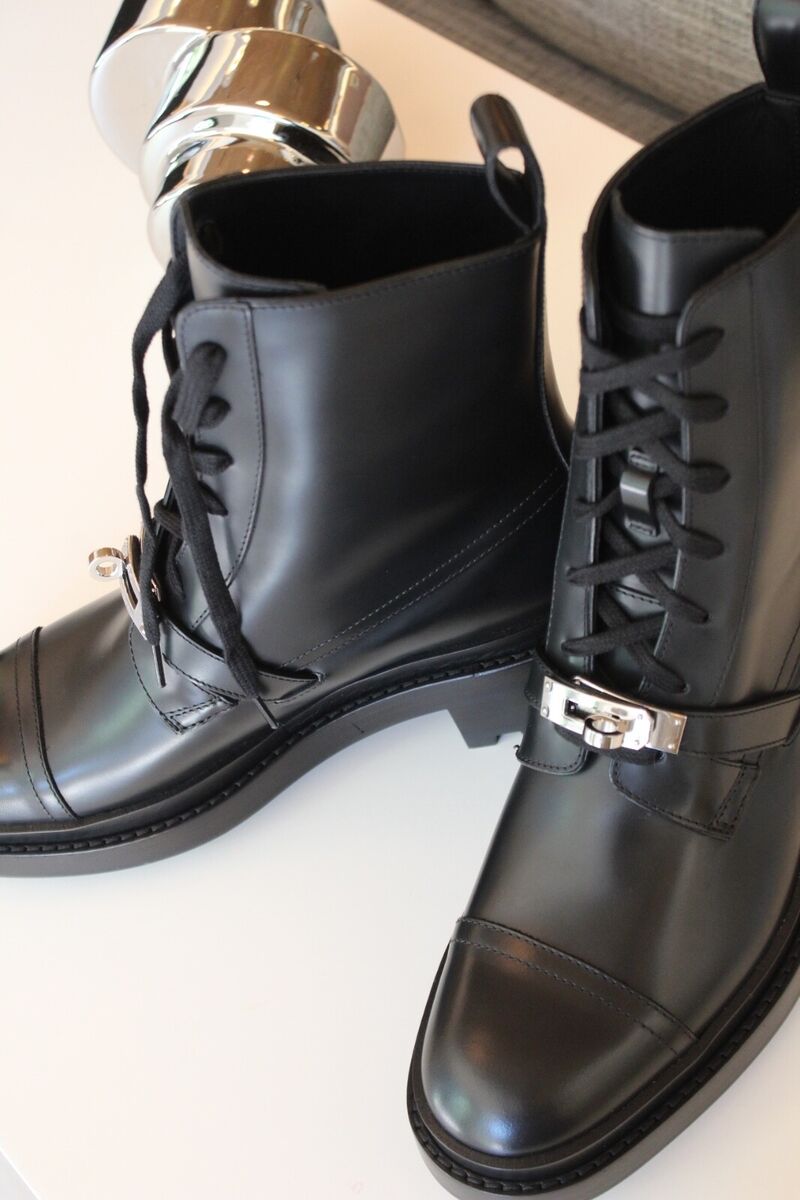 Hermes Noir Funk Ankle Boot Size 37 NEW - SOLD OUT IN STORES Hermes Noir Funk Ankle Boot Size 37 NEW - SOLD OUT IN STORES