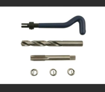 Laser Tools Gewindereparatursatz - M12 x 1,75 - Heimwerker Garage Werkstatt