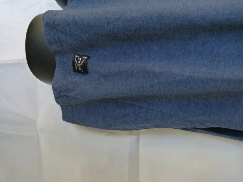 Camiseta de fútbol Mitre Elite para hombre mezcla de algodón cuello redondo firma EE. UU. 10 azul Foto 2 de 4