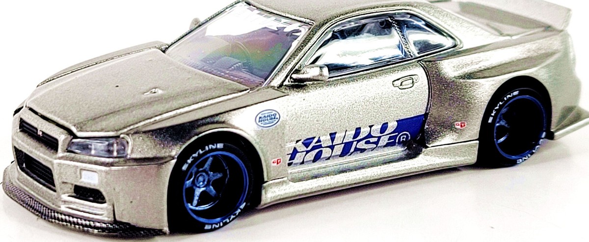 KAIDO HOUSE MINI GT スカイラインGT-R R34ブラジル限定 KAIDO HOUSE x MINI GT - NISSAN SKYLINE GT-R (R34) KAIDO