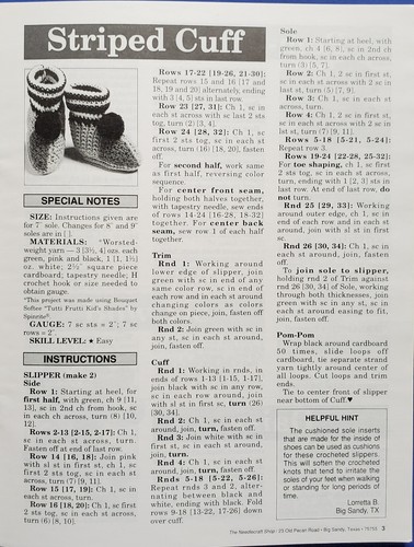 Hot Feet Slippers Boots Crochet Patterns By The Needlecraft Shop - Picture 2 of 3