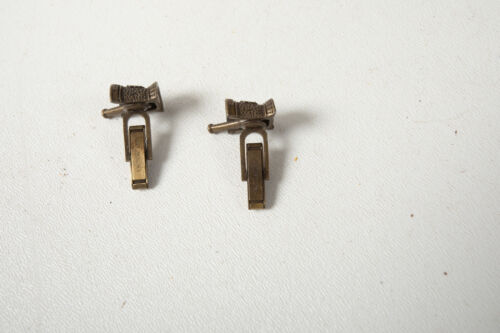 Rx Mortar & Pestal Tie Clip and Cuff Links Set (B9A)Gold His Lordship Apothocary - Picture 2 of 9
