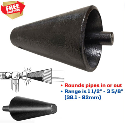 Pipe End Shaper Expander Cone for Rounding Exhaust Bent Pipe Motorcycle Muffler