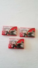 LOT OF 3 SEALED MAXELL IEC TYPE I NORMAL BIAS UR 90 MINUTE AUDIO CASSETTE TAPES