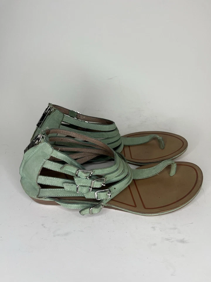 Sandalias Matiko Tacones de Cuña Cremallera Hebilla con Tirantes Mujer Talla 9 Cómodas  Foto 4 de 4