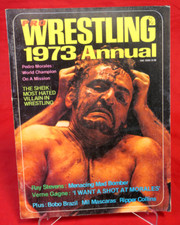 Pro Wrestling Annual 1973 Magazine Sheik Stevens Gagne Original Release