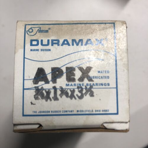 Johnson DURAMAX Marine Cutlass Bearing Brass APEX 7/8” x 1 3/8” x 3 1/2” NOS - 第 1/4 張圖片