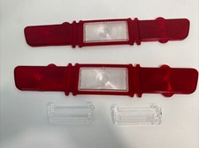 1967 Chevrolet Impala Rear Tail Light Lamp Back Up Lens Pair 1967 Chevrolet Impala Rear Tail Light Lamp Back Up Lens Pair