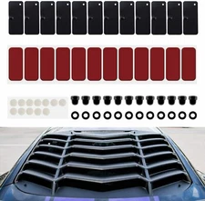 Rear Window Louver Hardware Installation Hardware Accessories for Ford Mustang