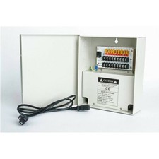 9 Channels 12VDC 10Amp resettable PTC Regulated CCTV Cameras Alarm Power Supply