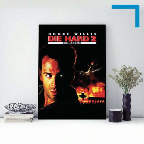 1990 DIE HARD 2 - Movie Film Poster Print - A3 A4 A5 Home Decor/Wall Art - Foto 1 di 4