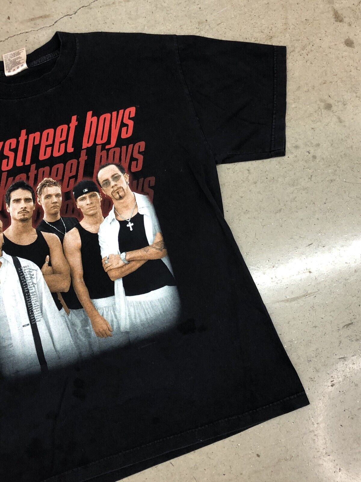 Vintage 90s Backstreet Boys T-Shirt Mens Size Adult XL Winterland Tag Black  Y2K | eBay