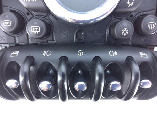 MINI R56 2010-2014 LCI A/C Heater Control Panel Switches Heated Screen 0363976 - Picture 6 of 11