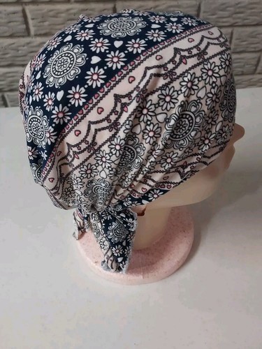 Lot /3 NIP +1 Women's Chemo Hat Turban Beanie Headwraps Hair Loss Ashilisia - 第 10/12 張圖片