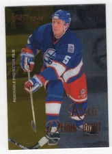 1995-96 Pinnacle Select Certified 129 Deron Quint Rookie Card, Winnipeg Jets