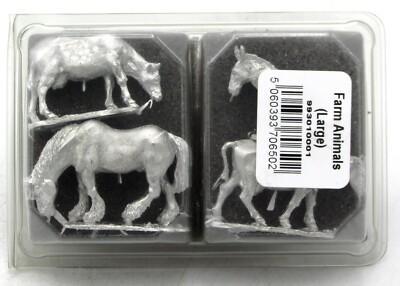 Warlord Games 993010001 Farm Animals (Large) Cows Draft Horse Donkey Livestock