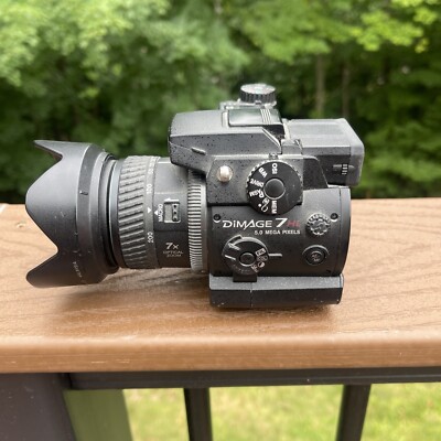 美品 Konica Minolta α-7 DIGITAL #9065 レア コニカミノルタ α-7digital CCD ダブルズーム 水色ストラップ