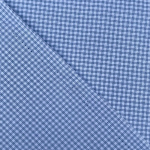 100% Yarn Dyed Cotton Fabric John Louden 3mm Gingham Check Squares 144cm Wide - Picture 64 of 106