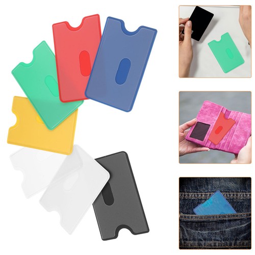 Portatarjetas con funda de placa de PVC de 42 piezas para coche protector de tarjeta de identificación estuche - Imagen 5 de 12