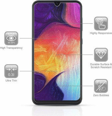 Tempered Glass For Samsung Galaxy A54 A34 A14 A04 A71 A51 Screen Protector Film